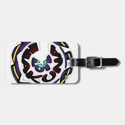 Liebe Hakuna Matata Kunstdruckerei Gepäckanhänger (Vorderseite horizontal)