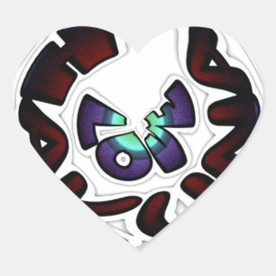 Liebe Hakuna Matata Kunstdruckerei Herz-Aufkleber