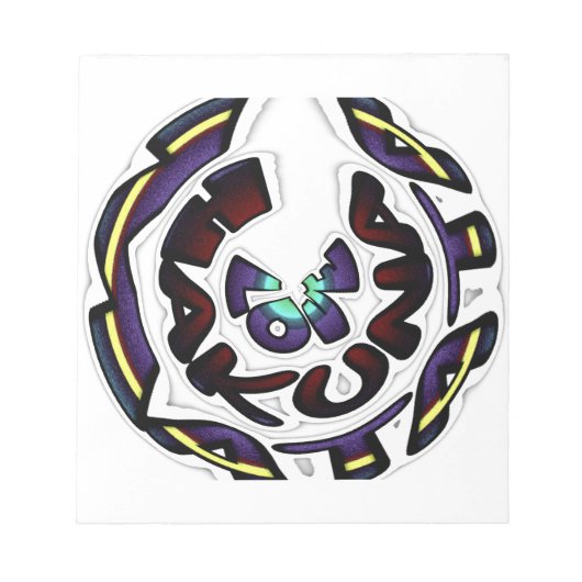 Liebe Hakuna Matata Kunstdruckerei Notizblock (Vorderseite)