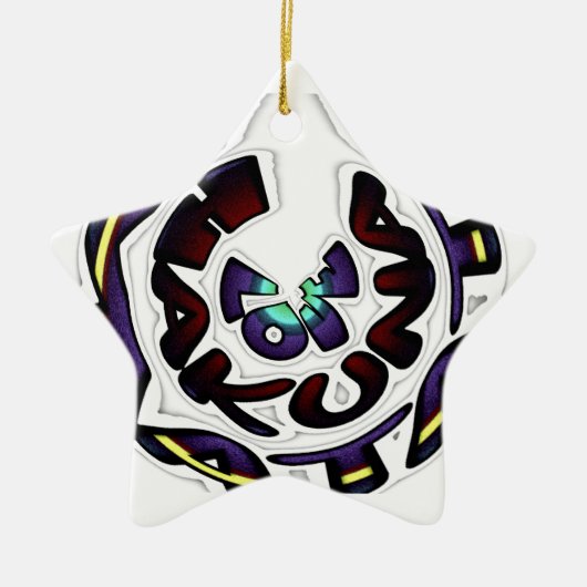 Liebe Hakuna Matata Schöne Geschenke Keramikornament (Vorne)