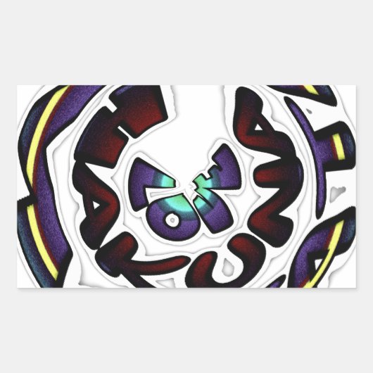 Liebe Hakuna Matata Schöne Geschenke Rechteckiger Aufkleber (Vorderseite)