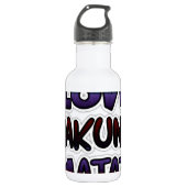 Liebe Hakuna Matata Trinkflasche (Vorderseite)