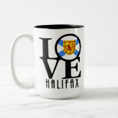 LIEBE Halifax 15oz Zweifarbige Tasse (Links)