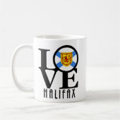 LIEBE Halifax Nova Scotia 11oz Kaffeetasse (Links)