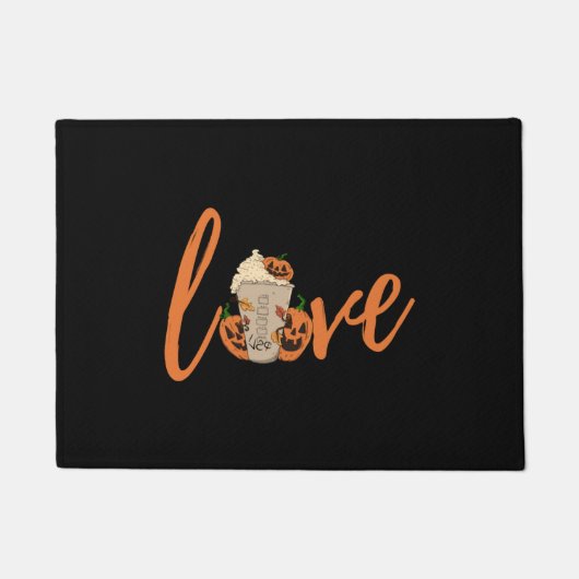 Liebe Halloween Fußmatte (Vorderseite)