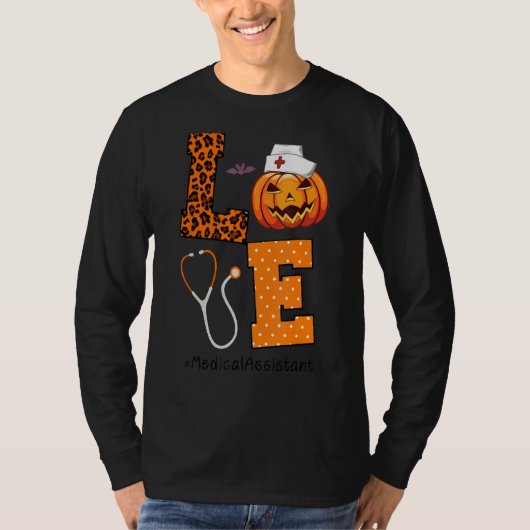 Liebe Halloween Nursing Pumpkin S T-Shirt (Vorderseite)