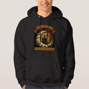 Liebe Halloween Spukhaus Halbmond Schwarz C Hoodie