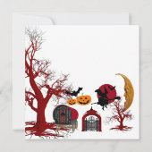 Liebe Halloween Zitat Witzenkarte (Rückseite)