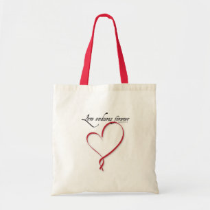 Liebe hält Tasche aus
