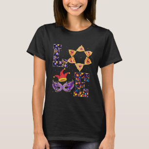 LIEBE Hamantaschen Jewish Purim Costume Holiday Ca T-Shirt