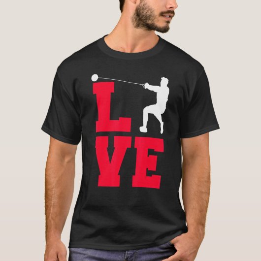 Liebe-Hammer-Wurf T-Shirt (Vorderseite)