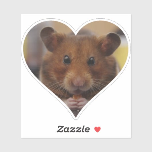 Liebe Hamsters Aufkleber (Blatt)