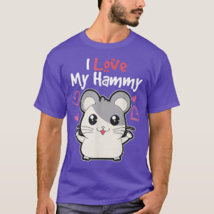 Liebe Hamsters I Liebe mein Hammy Fun Geschenkdesi T-Shirt