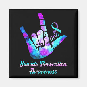 Liebe Hand Sign Suizidprävention Woche S Magnet