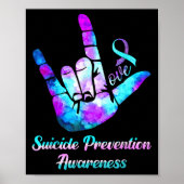 Liebe Hand Sign Suizidprävention Woche S Poster (Vorne)