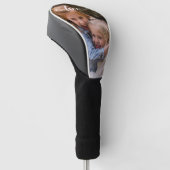 Liebe Handgeschriebene Fotovorlagen Geschenkfamili Golf Headcover (angewinkelt)