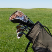 Liebe Handgeschriebene Fotovorlagen Geschenkfamili Golf Headcover (In SItu)