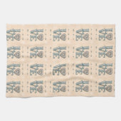 LIEBE, handgezeichnet mit Pfeilen und Herz - Küche Geschirrtuch (Horizontal)