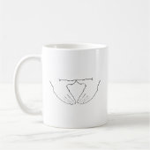 LIEBE HANDS KAFFEETASSE (Links)