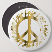 LIEBE HANDS PEACE SIGN BUTTON (Vorne & Hinten)