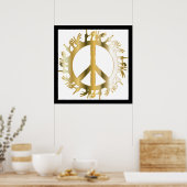 LIEBE HANDS PEACE SIGN POSTER (Küche)