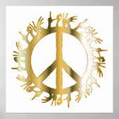 LIEBE HANDS PEACE SIGN POSTER (Vorne)