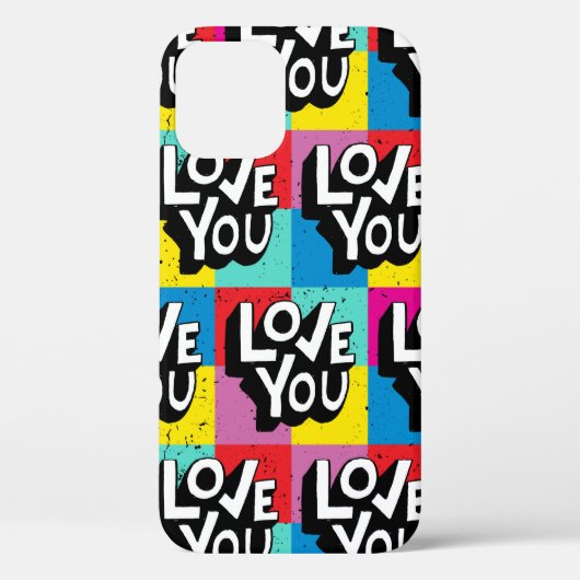 Liebe. Handschriftenmuster für Valentine d Case-Mate iPhone Hülle (Rückseite)