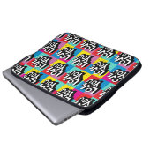 Liebe. Handschriftenmuster für Valentine d Laptopschutzhülle (Vorne Knopf)