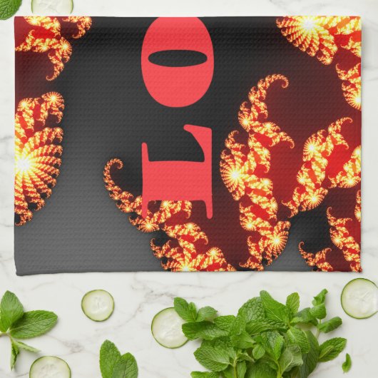 Liebe Handtuch (Gefaltet)