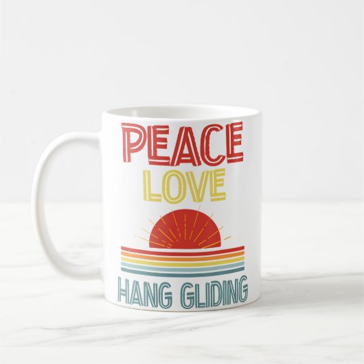 Liebe Hanggleiten Lustig Kaffeetasse (Links)