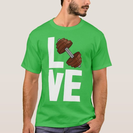 Liebe Hantel Freunde T-Shirt (Vorderseite)