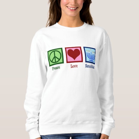 Liebe Hanukkah Sweatshirt (Vorderseite)