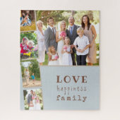 Liebe Happiness Family Foto Strip Collage Puzzle (Vertikal)