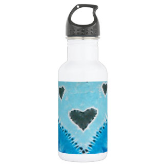 Liebe Happy Hearts Face Gefärbte Krawatte Edelstahlflasche