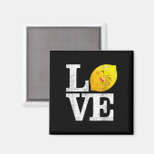 Liebe Happy Lemon Fresh Summer Lemons Lemonade Magnet (Vorderseite/Rückseite)