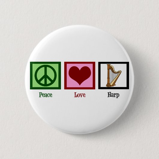 Liebe Harp Button (Vorderseite)