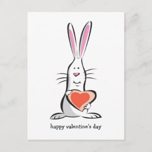 Liebe-HäschenValentine Feiertagspostkarte