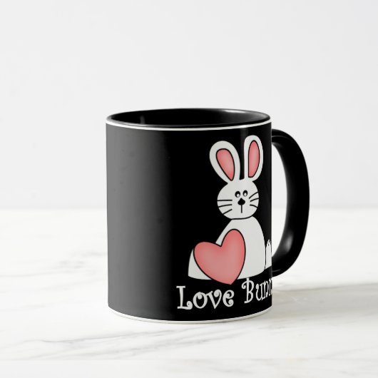 Liebe-HäschenValentine Tasse (VorderseiteRechts)