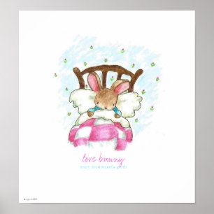 Liebe-Hasen-Druck/Poster Poster