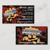 Liebe-/Hass-Faust-Karte Visitenkarte (Vorne/Hinten)