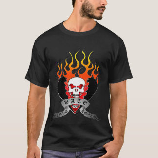 Liebe-Hass-Liebe-Tätowierungs-T - Shirt