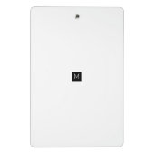 Liebe/Hass mein Leben Mini Klemmbrett (Rückseite)