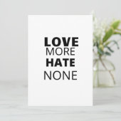 LIEBE HASST KEINE EINLADUNG (Stehend Vorderseite)