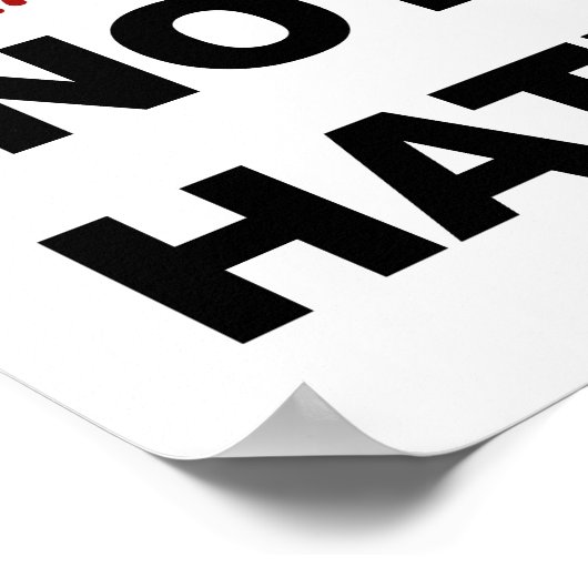 Liebe hasst nicht poster (Ecke)