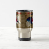 Liebe hat 4 Paare mit eigener Option Reisebecher (Mittel)