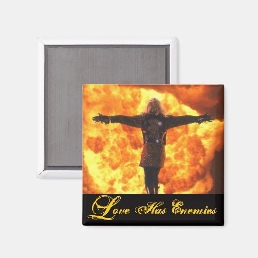 LIEBE HAT ENEMIEN - Magnet (Vorderseite/Rückseite)