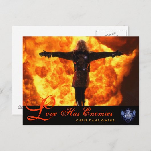 Liebe HAT ENEMIEN - Postkarte (Vorne/Hinten)