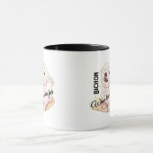 Liebe hat Fell Bichon Tasse (Zentrum)