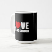 Liebe hat kein Geschlecht Kaffeetasse (Vorderseite Links)