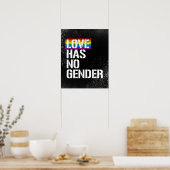 Liebe hat kein Geschlecht - LGBTQ-Rechte - Poster (Küche)